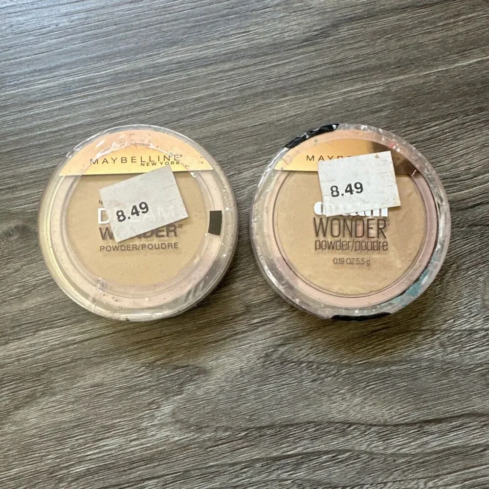 Maybelline Dream Wonder Powder 90 Caramel Set of 2 New Rare Discontinued